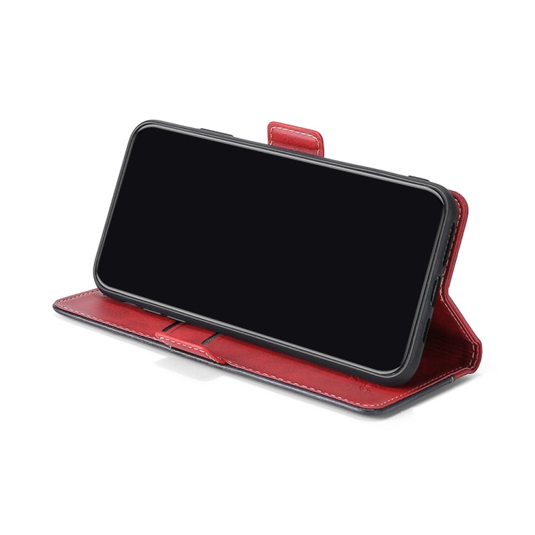 Retro Texture Contrast Color Side Buckle Horizontal Flip Leather Case with Holder & Card Slots & Wallet, For vivo Y52s 5G, For Google Pixel 4a, For Google Pixel 5