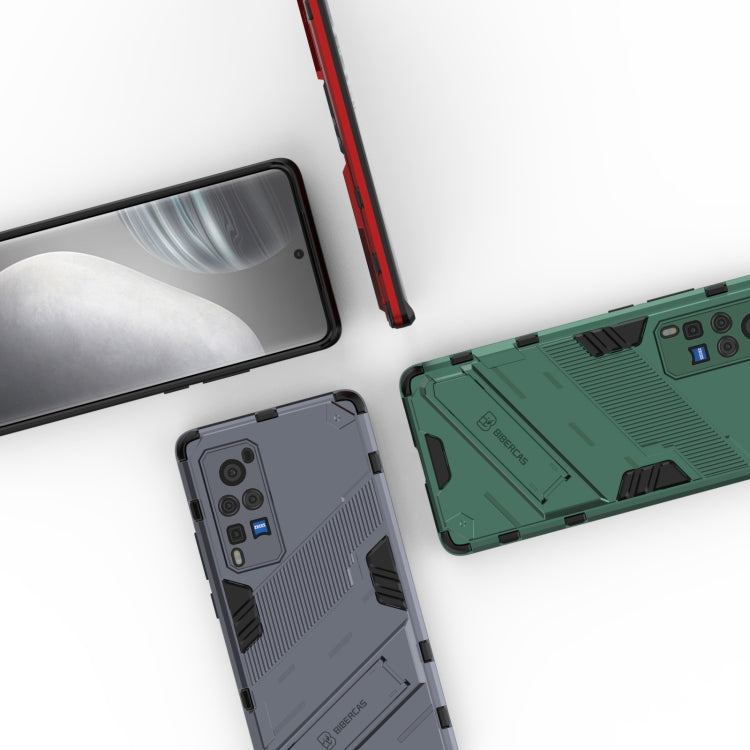 Punk Armor 2 in 1 PC + TPU Shockproof Case with Invisible Holder