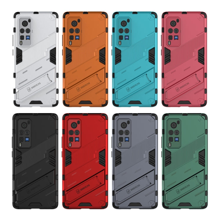 Punk Armor 2 in 1 PC + TPU Shockproof Case with Invisible Holder, For vivo X60 Pro, For vivo X60 Pro Plus 5G, For vivo X60 5G, For vivo Y51(2020 Indian Version)