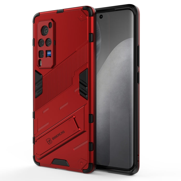 Punk Armor 2 in 1 PC + TPU Shockproof Case with Invisible Holder, For vivo X60 Pro, For vivo X60 Pro Plus 5G, For vivo X60 5G, For vivo Y51(2020 Indian Version)