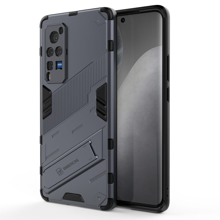 Punk Armor 2 in 1 PC + TPU Shockproof Case with Invisible Holder, For vivo X60 Pro, For vivo X60 Pro Plus 5G, For vivo X60 5G, For vivo Y51(2020 Indian Version)