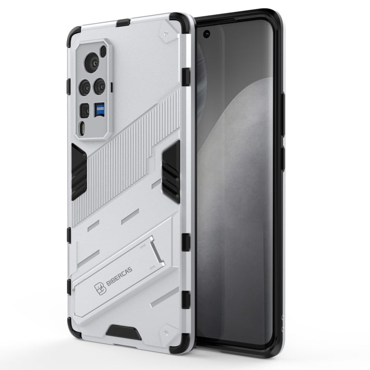 Punk Armor 2 in 1 PC + TPU Shockproof Case with Invisible Holder, For vivo X60 5G, For vivo Y51(2020 Indian Version), For vivo X60 Pro