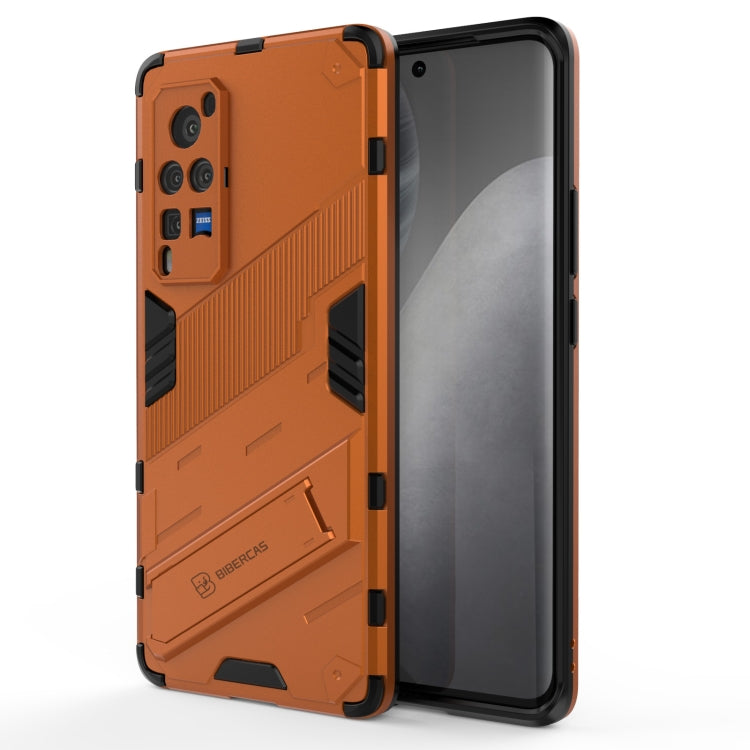 Punk Armor 2 in 1 PC + TPU Shockproof Case with Invisible Holder, For vivo X60 Pro, For vivo X60 Pro Plus 5G, For vivo X60 5G, For vivo Y51(2020 Indian Version)