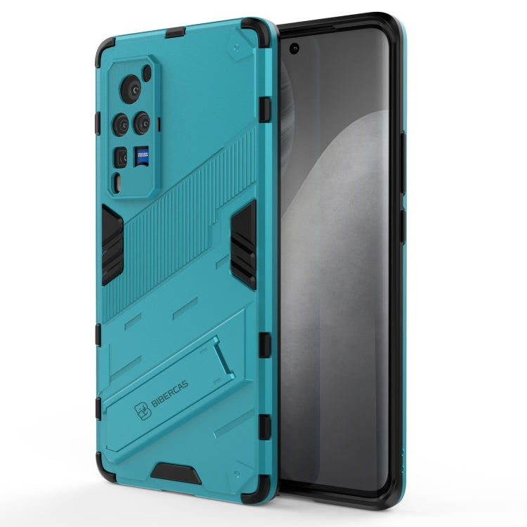 Punk Armor 2 in 1 PC + TPU Shockproof Case with Invisible Holder, For vivo X60 Pro, For vivo X60 Pro Plus 5G, For vivo X60 5G, For vivo Y51(2020 Indian Version)