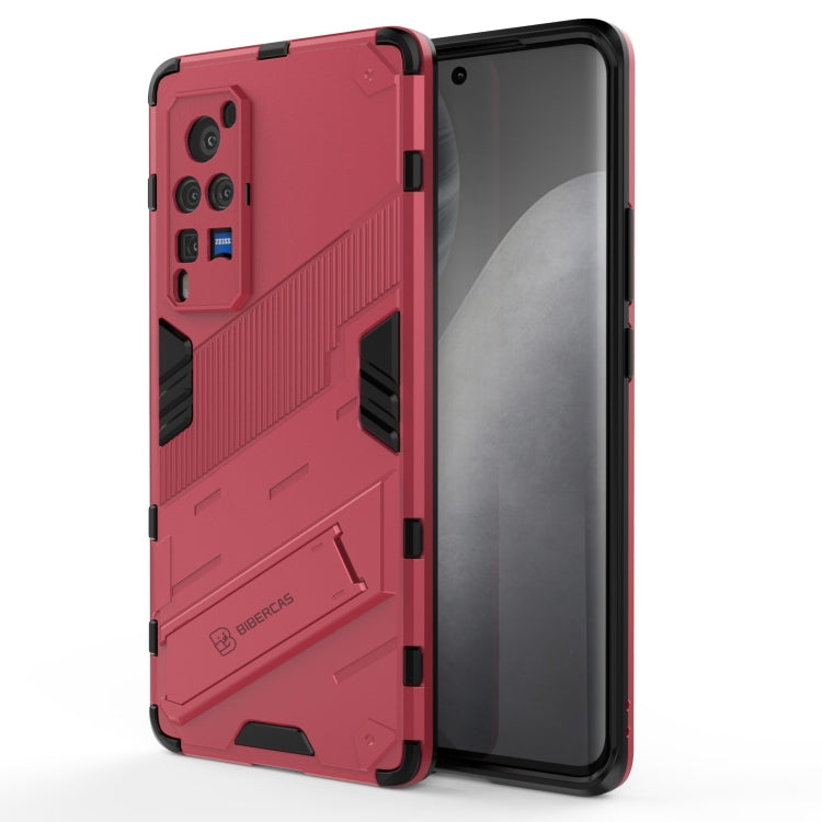 Punk Armor 2 in 1 PC + TPU Shockproof Case with Invisible Holder, For vivo X60 Pro, For vivo X60 Pro Plus 5G, For vivo X60 5G, For vivo Y51(2020 Indian Version)