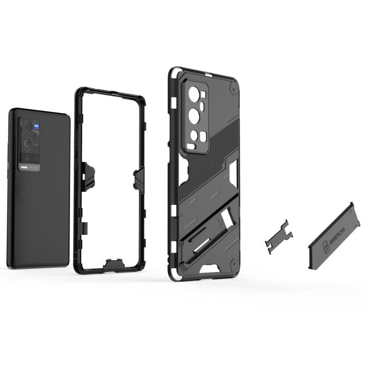 Punk Armor 2 in 1 PC + TPU Shockproof Case with Invisible Holder