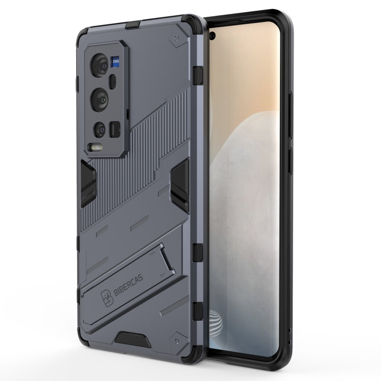 Punk Armor 2 in 1 PC + TPU Shockproof Case with Invisible Holder, For vivo X60 Pro, For vivo X60 Pro Plus 5G, For vivo X60 5G, For vivo Y51(2020 Indian Version)