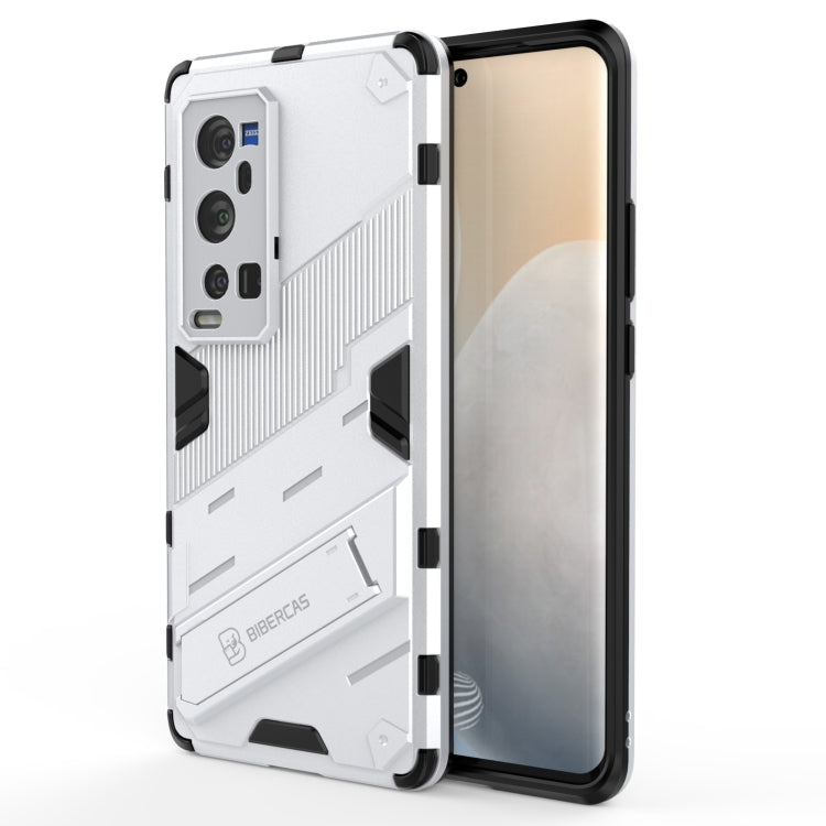 Punk Armor 2 in 1 PC + TPU Shockproof Case with Invisible Holder, For vivo X60 Pro, For vivo X60 Pro Plus 5G, For vivo X60 5G, For vivo Y51(2020 Indian Version)