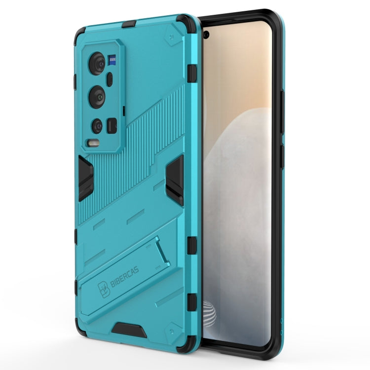 Punk Armor 2 in 1 PC + TPU Shockproof Case with Invisible Holder, For vivo X60 Pro, For vivo X60 Pro Plus 5G, For vivo X60 5G, For vivo Y51(2020 Indian Version)