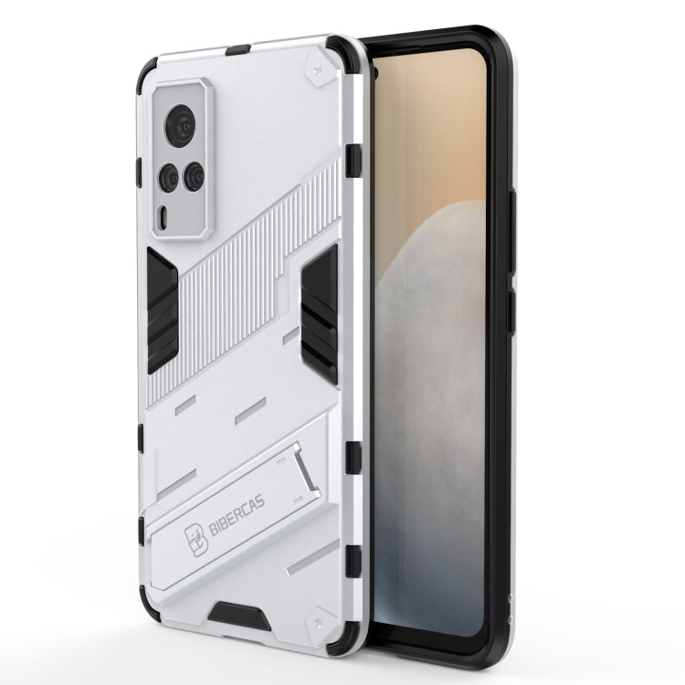 Punk Armor 2 in 1 PC + TPU Shockproof Case with Invisible Holder, For vivo X60 Pro, For vivo X60 Pro Plus 5G, For vivo X60 5G, For vivo Y51(2020 Indian Version)