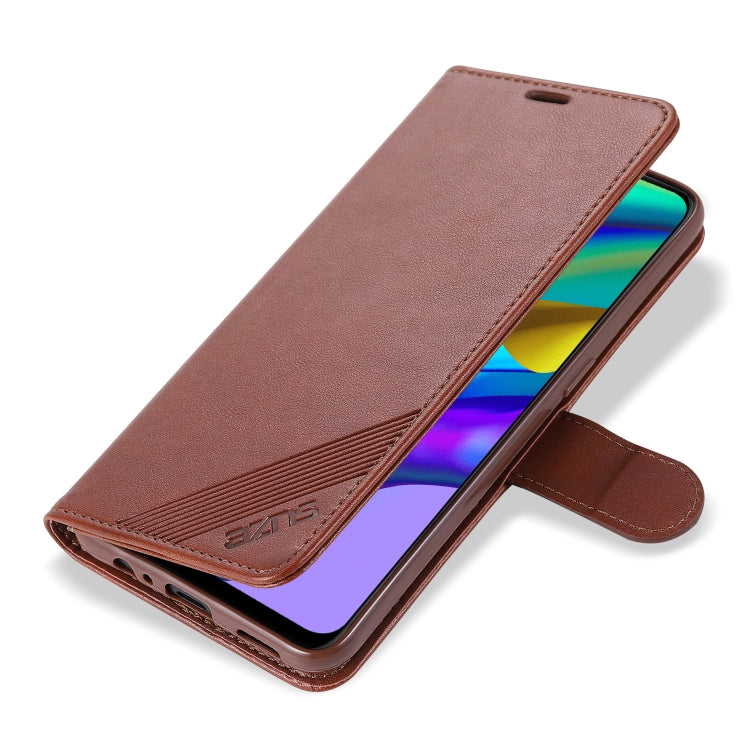 AZNS Magnetic Calf Texture Horizontal Flip Leather Case with Card Slots & Holder & Wallet, For OPPO Reno5 4G, For Xiaomi Mi 11