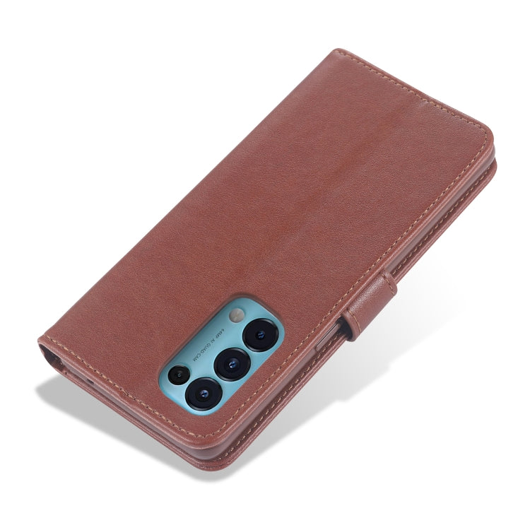 AZNS Magnetic Calf Texture Horizontal Flip Leather Case with Card Slots & Holder & Wallet, For OPPO Reno5 4G, For Xiaomi Mi 11