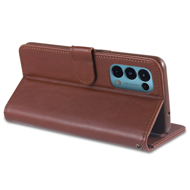 AZNS Magnetic Calf Texture Horizontal Flip Leather Case with Card Slots &amp; Holder &amp; Wallet, For OPPO Reno5 4G, For Xiaomi Mi 11