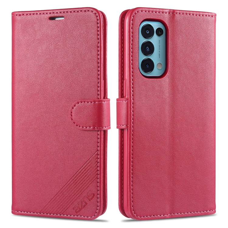 AZNS Magnetic Calf Texture Horizontal Flip Leather Case with Card Slots &amp; Holder &amp; Wallet, For OPPO Reno5 4G, For Xiaomi Mi 11