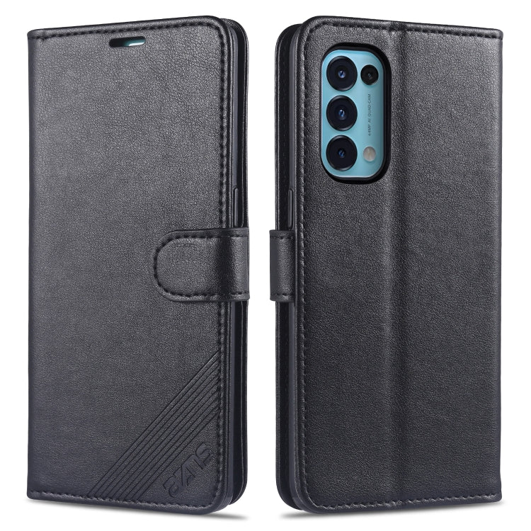 AZNS Magnetic Calf Texture Horizontal Flip Leather Case with Card Slots & Holder & Wallet, For OPPO Reno5 4G, For Xiaomi Mi 11