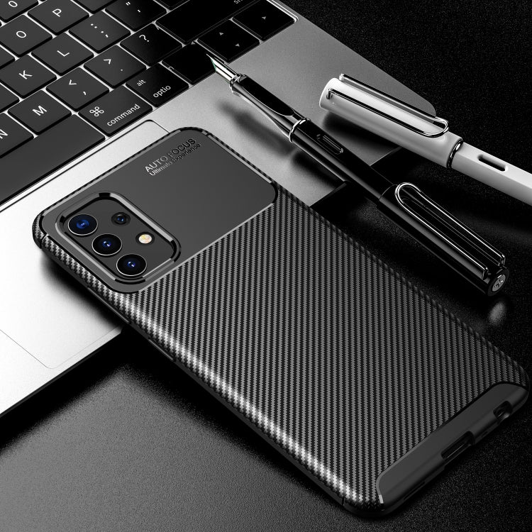 Carbon Fiber Texture Shockproof TPU Case, For Samsung Galaxy A32 4G