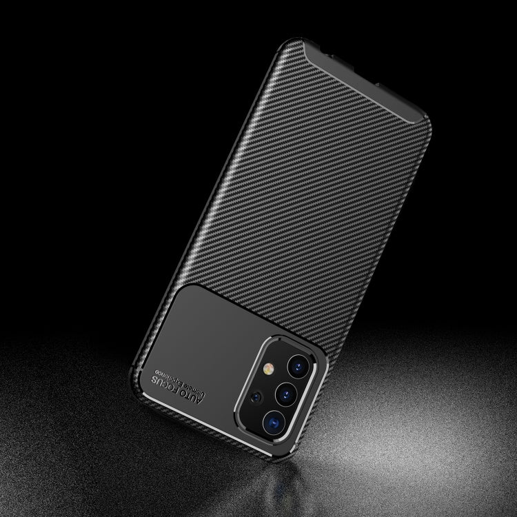 Carbon Fiber Texture Shockproof TPU Case, For Samsung Galaxy A32 4G