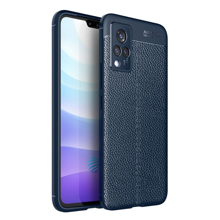 Litchi Texture TPU Shockproof Case, For Samsung Galaxy F62 / M62, For vivo S9