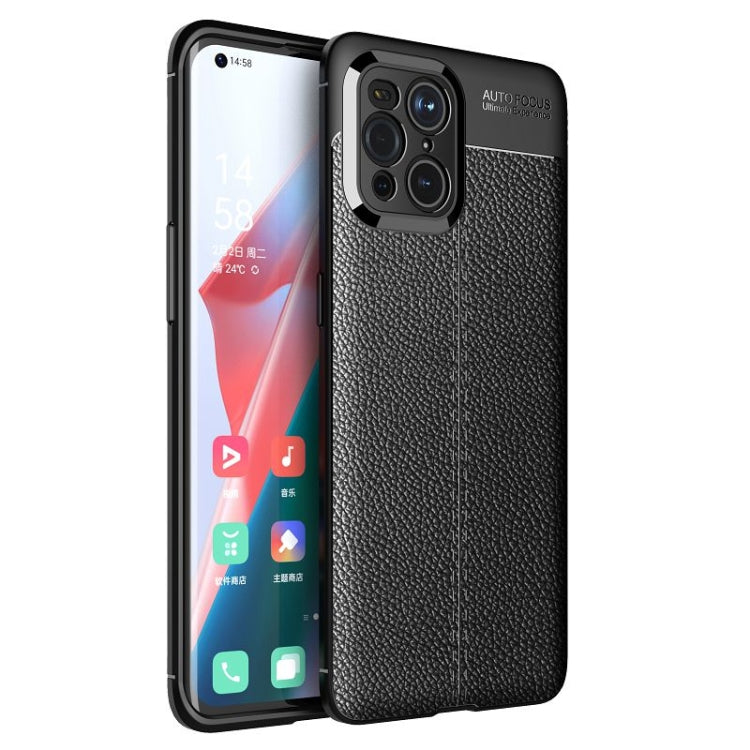 Litchi Texture TPU Shockproof Case, For OPPO Find X3, For OPPO Realme GT 5G