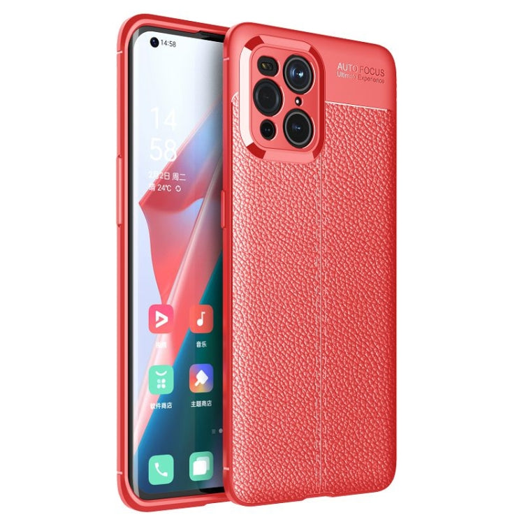 Litchi Texture TPU Shockproof Case, For OPPO Find X3, For OPPO Realme GT 5G