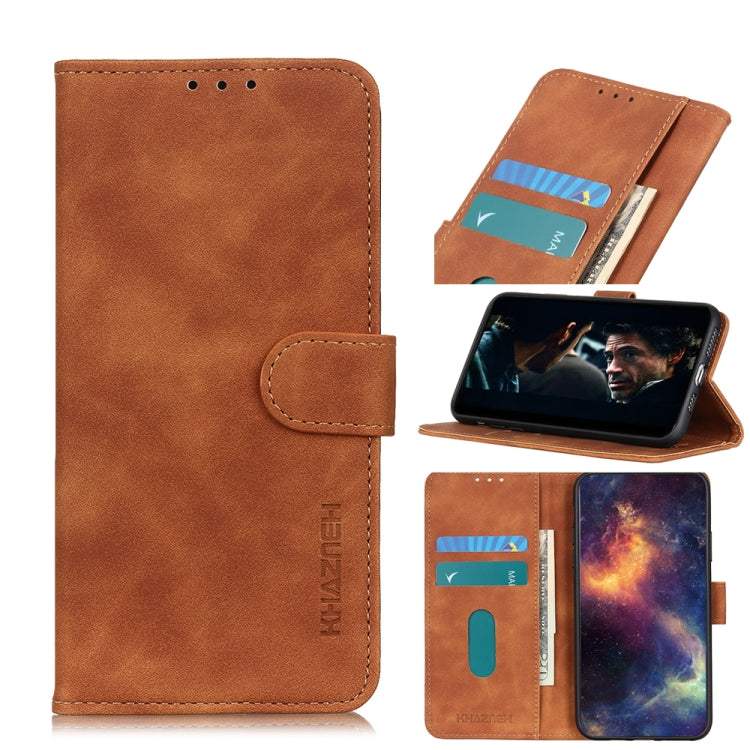 KHAZNEH Retro Texture PU + TPU Horizontal Flip Leather Case with Holder & Card Slots & Wallet, For OPPO Find X3 / Find X3 Pro, For Sony Xperia Ace II, For Samsung Galaxy A02s (164mm US Version), For Xiaomi Redmi Note 10 4G / Note 10S