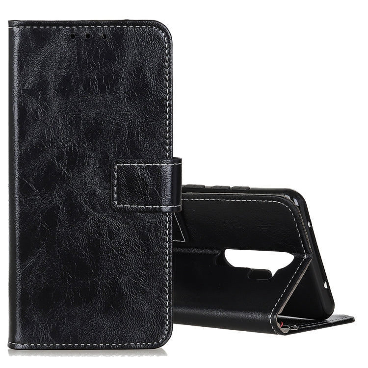 Retro Crazy Horse Texture Horizontal Flip Leather Case with Holder & Card Slots & Photo Frame & Wallet, For OPPO A9 (2020), For Galaxy A70s, For Galaxy M10s