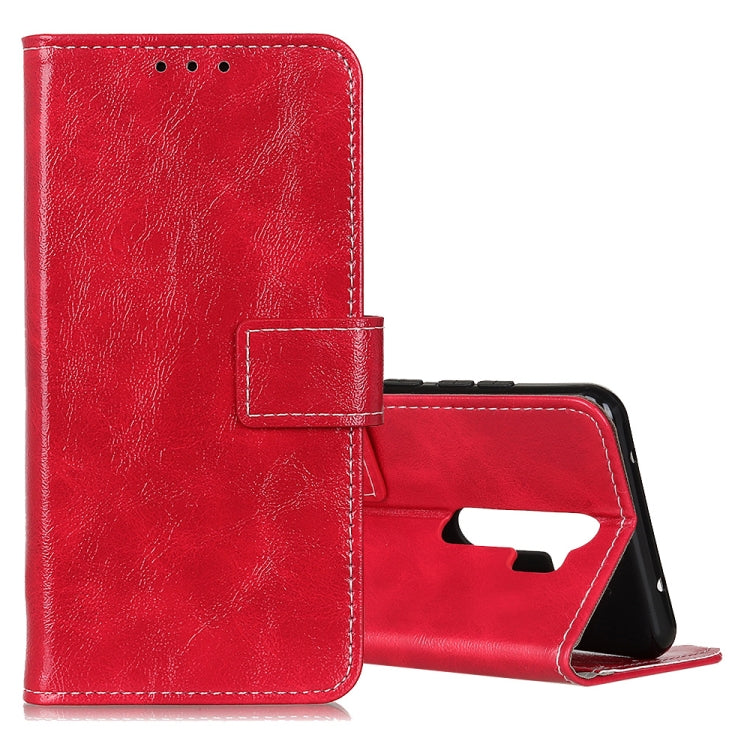 Retro Crazy Horse Texture Horizontal Flip Leather Case with Holder & Card Slots & Photo Frame & Wallet, For OPPO A9 (2020), For Galaxy A70s, For Galaxy M10s