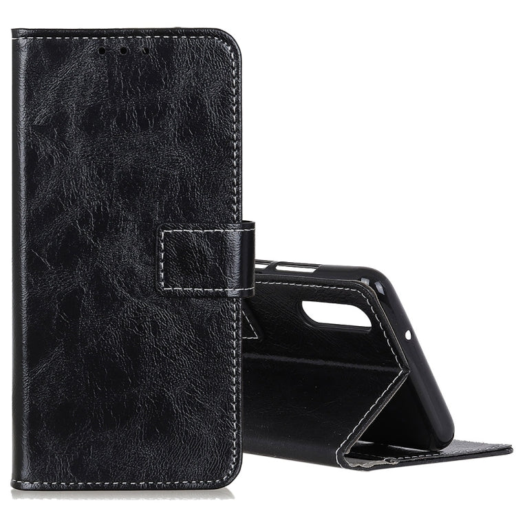 Retro Crazy Horse Texture Horizontal Flip Leather Case with Holder & Card Slots & Photo Frame & Wallet, For OPPO A9 (2020), For Galaxy A70s, For Galaxy M10s