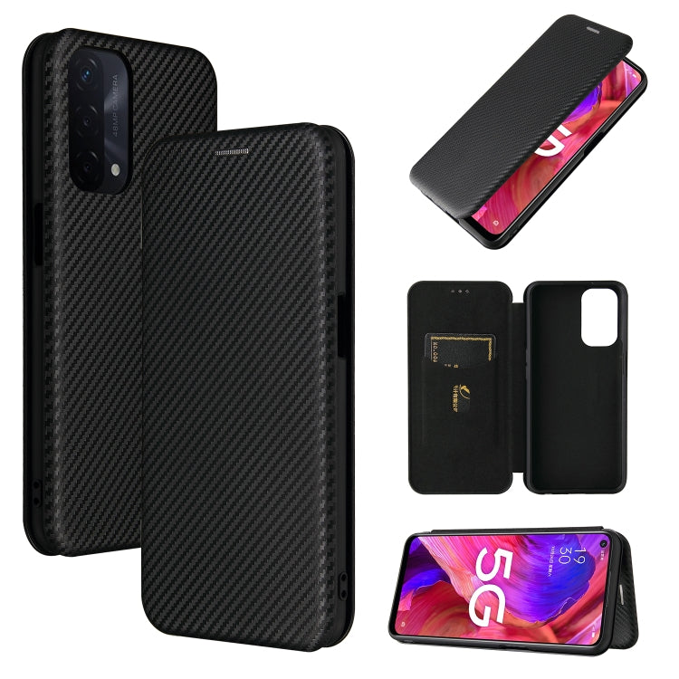 Carbon Fiber Texture Magnetic Horizontal Flip TPU + PC + PU Leather Case with Card Slot, For Motorola Moto E7 Power, For OPPO A55 5G, For Google Pixel 5a 5G, For Samsung Galaxy A02 / M02, For OPPO A93 5G