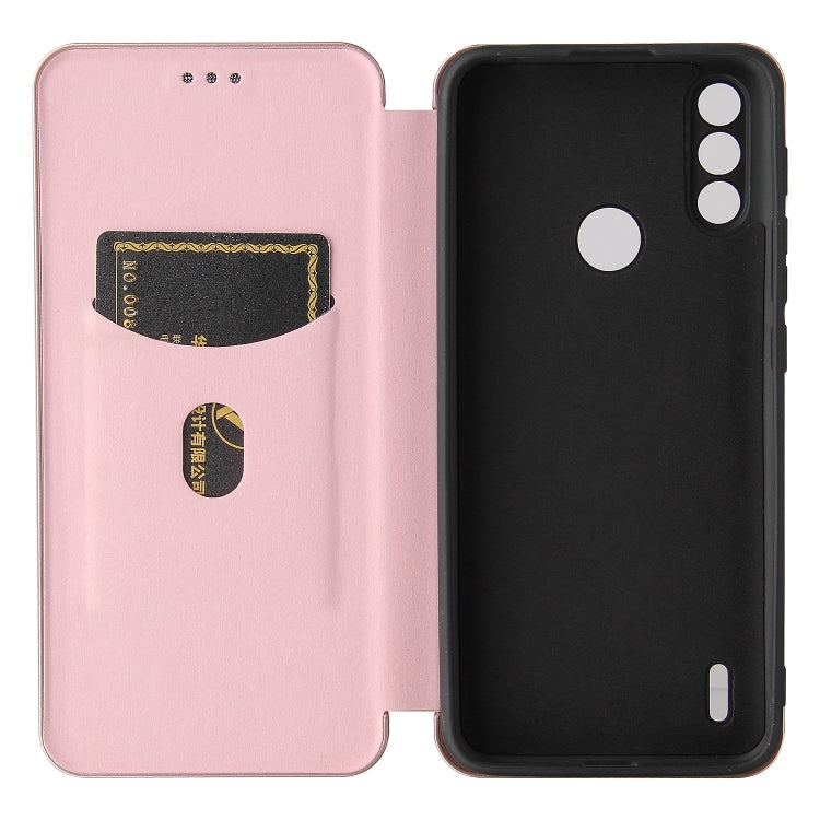 Carbon Fiber Texture Magnetic Horizontal Flip TPU + PC + PU Leather Case with Card Slot, For Motorola Moto E7 Power, For OPPO A55 5G, For Google Pixel 5a 5G, For Samsung Galaxy A02 / M02, For OPPO A93 5G