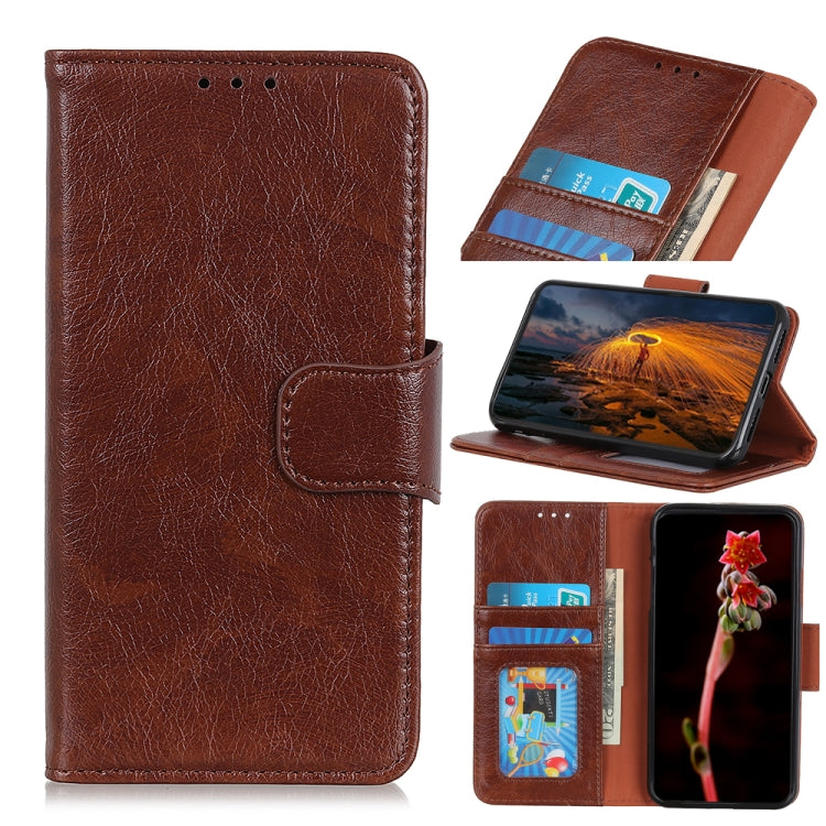 Copper Buckle Nappa Texture Horizontal Flip Leather Case with Holder & Card Slots & Wallet, For OPPO Realme GT 5G, For OPPO Realme V11 5G, For OPPO Realme V15 5G, For Sony Xperia Ace II, For Xiaomi Redmi Note 10 4G