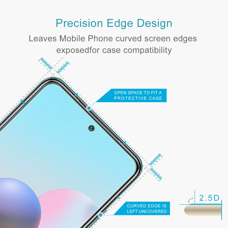 2.5D Non-Full Screen Tempered Glass Film, For Xiaomi Redmi Note 10 / Note 11 5G International Version / Note 10 Overseas Version 6.43 (1 PCS), For OPPO F19 Pro (1 PC), For OPPO Reno5 Lite (1 PC), For Xiaomi Redmi Note 10 Pro / 10 Pro Max (1 PCS)