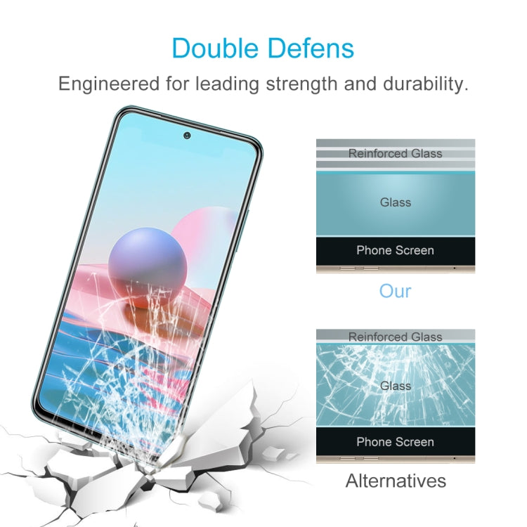 2.5D Non-Full Screen Tempered Glass Film, For Xiaomi Redmi Note 10 / Note 11 5G International Version / Note 10 Overseas Version 6.43 (1 PCS), For OPPO F19 Pro (1 PC), For OPPO Reno5 Lite (1 PC), For Xiaomi Redmi Note 10 Pro / 10 Pro Max (1 PCS)