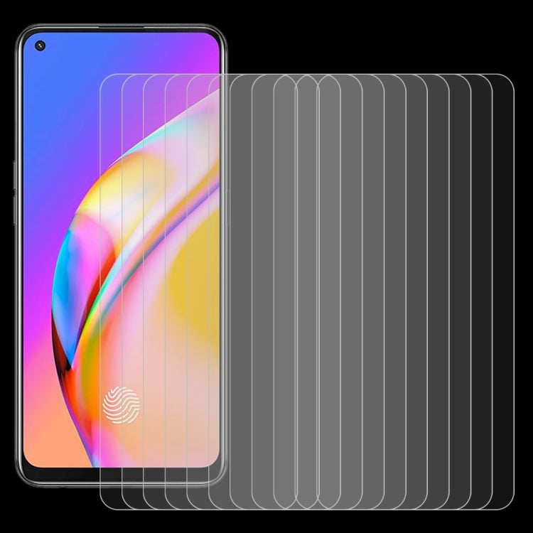 10 PCS 2.5D Non-Full Screen Tempered Glass Film, For OPPO F19 Pro (10 PCS), For Xiaomi Redmi Note 10 / Note 11 5G International Version / Note 10 Overseas Version 6.43 (10 PCS), For OPPO Reno5 Lite (10 PCS)����������������������������������������������...