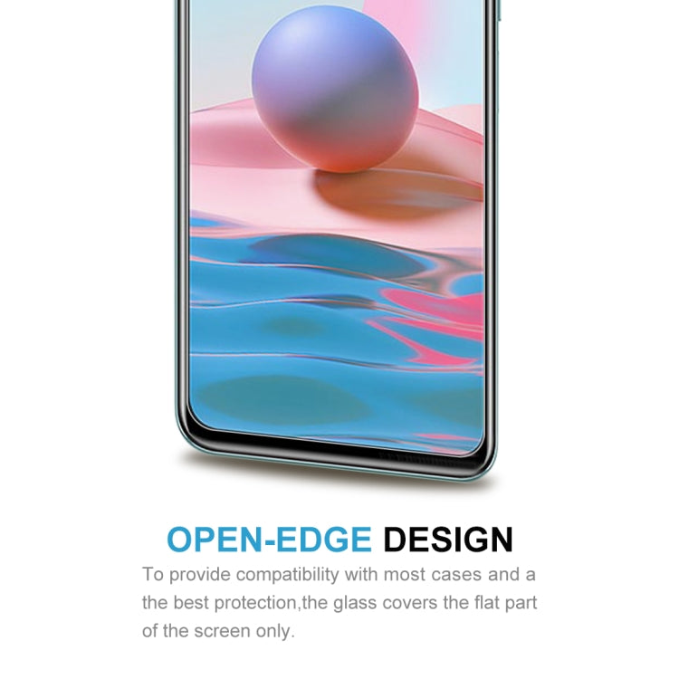 For Xiaomi Redmi Note 10 / Note 11 4G Global 6.43 inch/ Note 10 Global 6.43 inch / Poco M4 Pro 4G 50pcs 0.26mm 9H 2.5D Tempered Glass Film