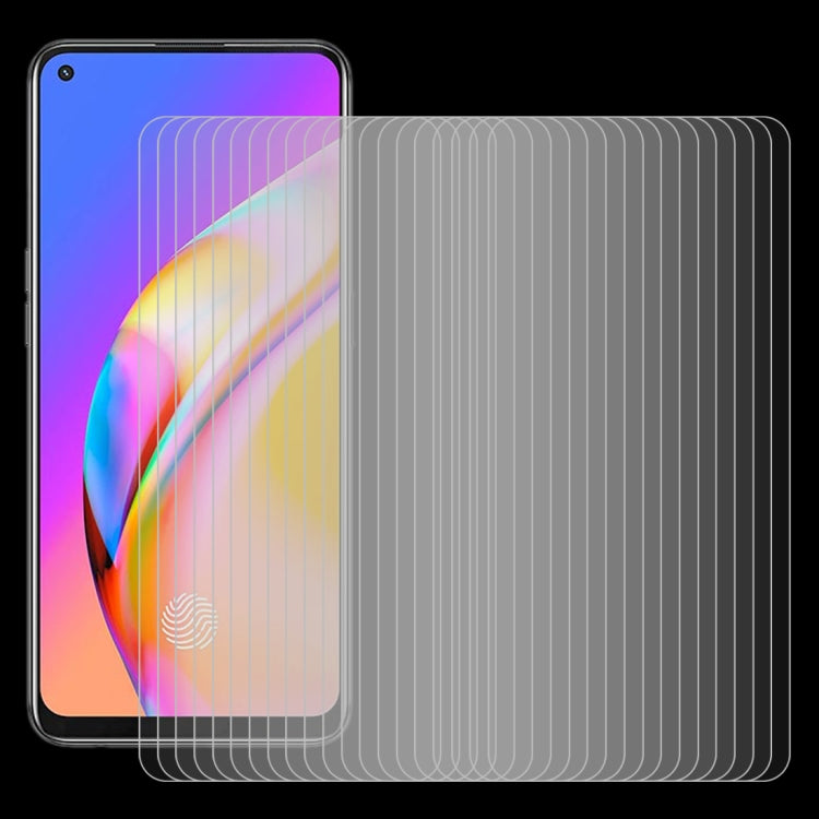 50 PCS 2.5D Non-Full Screen Tempered Glass Film, For OPPO F19 Pro (50 PCS), For Xiaomi Redmi Note 10 / Note 11 5G International Version / Note 10 Overseas Version 6.43 (50 PCS), For OPPO Reno5 Lite (50 PCS)