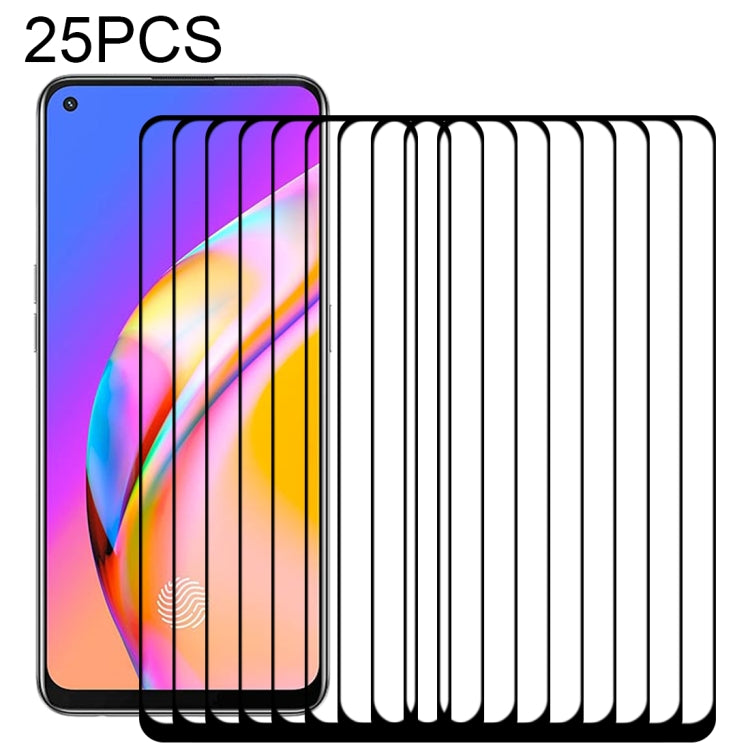 25 PCS Full Glue Full Cover Screen Protector Tempered Glass Film, For OnePlus 9 / 9R (25 PCS), For vivo iQOO Neo5 (25 PCS), For vivo S9 (25 PCS), For Huawei P50 (25 PCS), For Xiaomi Redmi Note 10 (25 PCS)