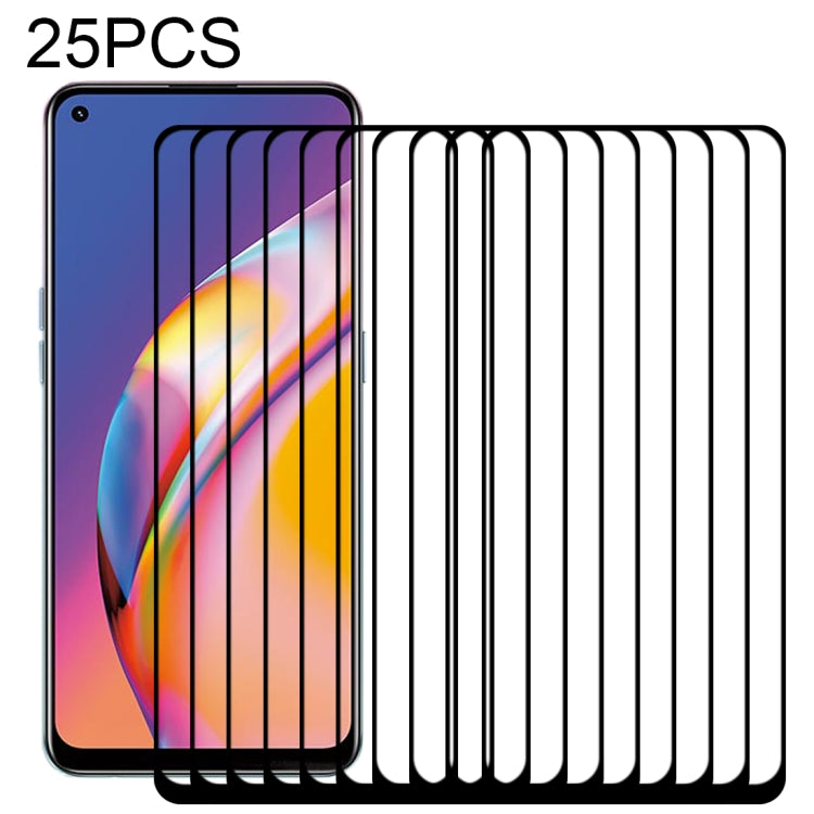 25 PCS Full Glue Full Cover Screen Protector Tempered Glass Film, For OnePlus 9 / 9R (25 PCS), For vivo iQOO Neo5 (25 PCS), For vivo S9 (25 PCS), For Huawei P50 (25 PCS), For Xiaomi Redmi Note 10 (25 PCS)