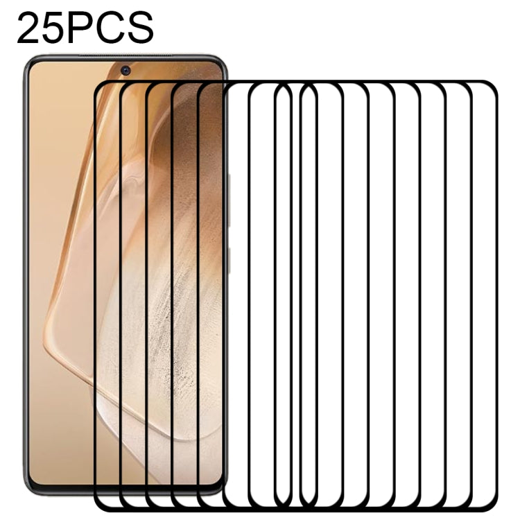 25 PCS Full Glue Full Cover Screen Protector Tempered Glass Film, For OnePlus 9 / 9R (25 PCS), For vivo iQOO Neo5 (25 PCS), For vivo S9 (25 PCS), For Huawei P50 (25 PCS), For Xiaomi Redmi Note 10 (25 PCS)