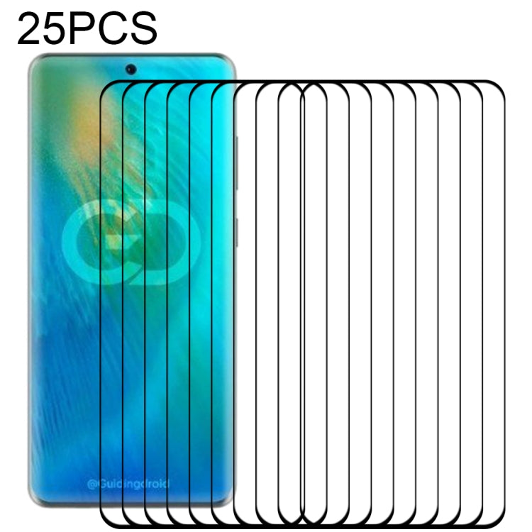25 PCS 3D Curved Edge Full Screen Tempered Glass Film, For Huawei P50 Pro (25 PCS), For OPPO Find X3 Pro (25 PCS), For Huawei P50 Pro+ (25 PCS)