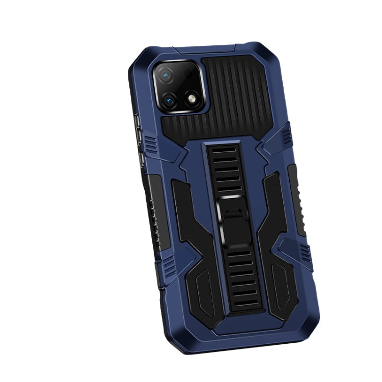 Vanguard Warrior All Inclusive Double-color Shockproof TPU + PC Protective Case with Holder, For OPPO Realme C21 / C20, For Xiaomi Redmi K40 / K40 Pro, For Xiaomi Mi 11, For Xiaomi Mi 11X, For Xiaomi Poco F3