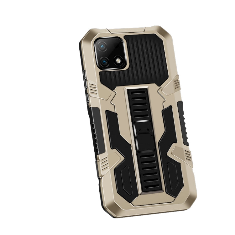 Vanguard Warrior All Inclusive Double-color Shockproof TPU + PC Protective Case with Holder, For OPPO Realme C21 / C20, For Xiaomi Redmi K40 / K40 Pro, For Xiaomi Mi 11, For Xiaomi Mi 11X, For Xiaomi Poco F3