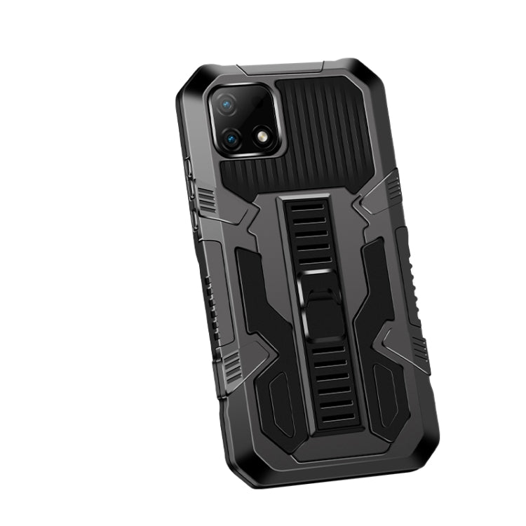 Vanguard Warrior All Inclusive Double-color Shockproof TPU + PC Protective Case with Holder, For OPPO Realme C21 / C20, For Xiaomi Redmi K40 / K40 Pro, For Xiaomi Mi 11, For Xiaomi Mi 11X, For Xiaomi Poco F3