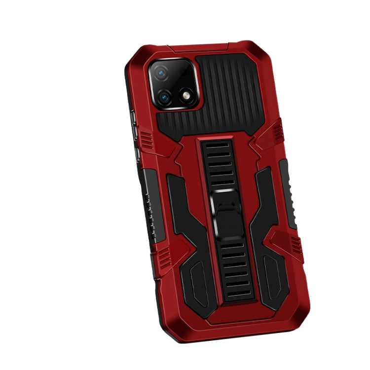 Vanguard Warrior All Inclusive Double-color Shockproof TPU + PC Protective Case with Holder, For OPPO Realme C21 / C20, For Xiaomi Redmi K40 / K40 Pro, For Xiaomi Mi 11, For Xiaomi Mi 11X, For Xiaomi Poco F3