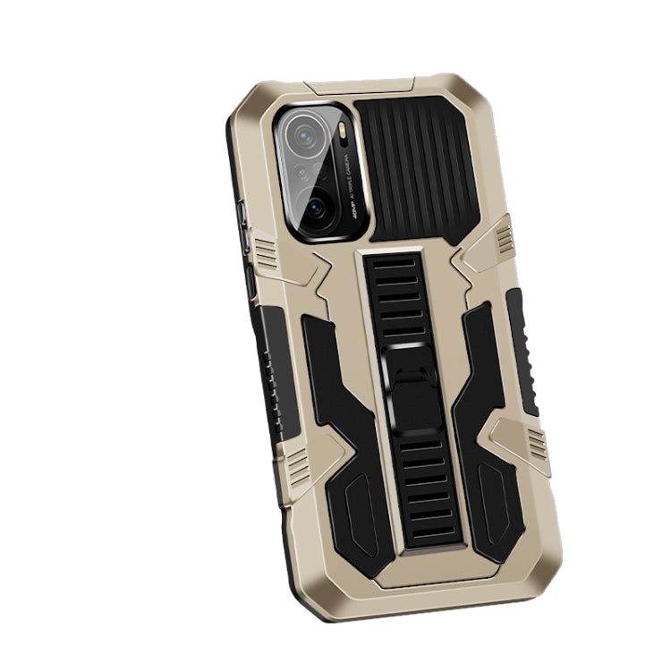 Vanguard Warrior All Inclusive Double-color Shockproof TPU + PC Protective Case with Holder, For OPPO Realme C21 / C20, For Xiaomi Redmi K40 / K40 Pro, For Xiaomi Mi 11, For Xiaomi Mi 11X, For Xiaomi Poco F3