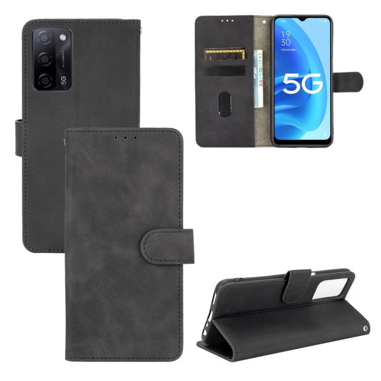 Solid Color Skin Feel Magnetic Buckle Horizontal Flip Calf Texture PU Leather Case with Holder & Card Slots & Wallet, For OPPO A55 5G, For OPPO Reno5 Pro+, For OPPO Find X3 Neo