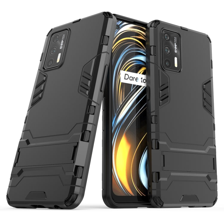 PC + TPU Shockproof Protective Case with Holder, For OPPO Realme GT 5G