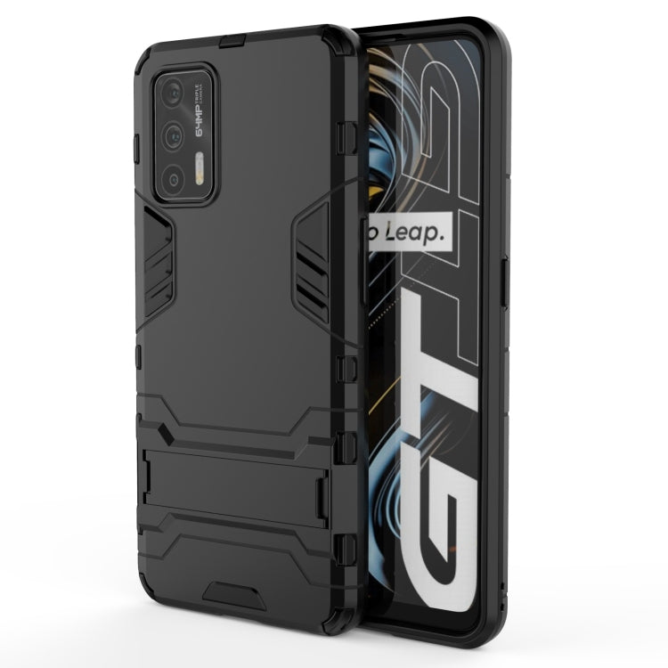 PC + TPU Shockproof Protective Case with Holder, For OPPO Realme GT 5G