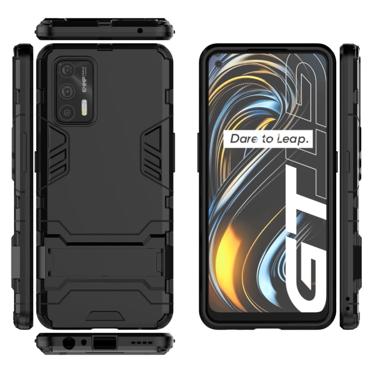 PC + TPU Shockproof Protective Case with Holder, For OPPO Realme GT 5G