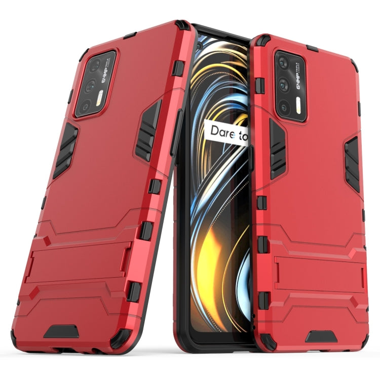 PC + TPU Shockproof Protective Case with Holder, For OPPO Realme GT 5G